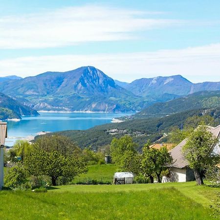 Appartement Studio LUMINEUX vue Lac de SERRE-PONCON ! à Prunières Extérieur photo